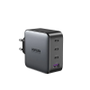 СЗУ UGREEN CD226 USB-A+3*USB-C 100W GaN с кабелем USB-C 100W, серый